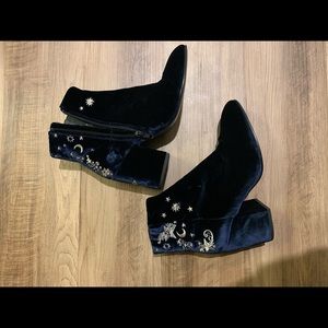 Ash embroidered ankle boots